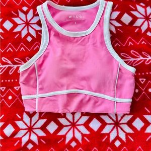 Wilo Pink Crop Top
